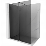 Mexen Velar stumdomoji du&scaron;o siena Walk-in 140 x 200 cm, grafitas 8 mm, gun metalas - 871-140-000-43-95
