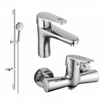 Mexen Kama DS75 du&scaron;o komplektas, chromas - 72504DS75-00