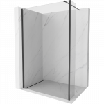 Mexen Kioto du&scaron;o siena Walk-in 115 x 40 cm, skaidri, juoda - 800-115-212-70-00-040