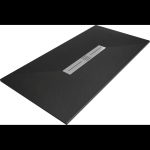 Mexen Toro stačiakampė du&scaron;o padėklas SMC 150 x 80 cm, juodas - 43708015