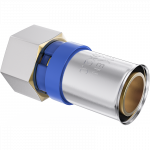 Mexen PEX-P pusiau sriegis suspaudimo jungtis, presuojama PEX 16 x 1/2 GW - W97135-1612F-00