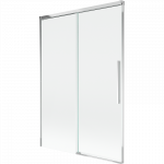 Mexen Rox vonios ekranas 2-dalių slankiojantis 120 x 150 cm, skaidrus, chromas - 8C9-120-001-01-00