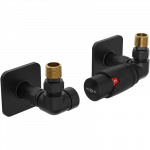 Mexen G00 a&scaron;inis termostatinis rinkinys su dangteliu S, juodas - W903-900-909-70