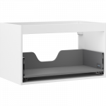 Mexen Box-A korpus praustuvo spintelės 80 cm, 1 stalčius, baltas matinis - 91AX0-0800-470-1-01
