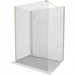 Mexen Kioto du&scaron;o sienelė Walk-in 120 x 90 cm, skaidri, auksinė &scaron;lifuota - 800-120-212-55-00-090