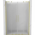 Mexen Velar L Duo stumdomos du&scaron;o durys 150 cm, matinės, auksinės &scaron;ukuotos - 871-150-003-32-55