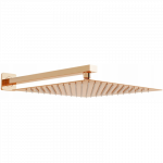 Mexen Slim lietaus du&scaron;o galvutė 30 x 30 cm su du&scaron;o rankena, rožinis auksas - 79130112-60