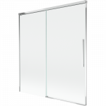 Mexen Rox du&scaron;o pertvara, 2-durinis stumdomas, 150 x 150 cm, skaidrus, chromuotas - 8C9-150-001-01-00