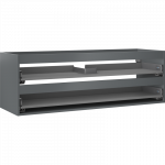 Mexen Box-A spintelės korpusas po praustuvu 140 cm, 2 stalčiai, matinė grafito - 91AX0-1400-470-2-66