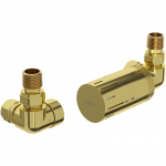 Mexen G05 a&scaron;inė termostatinė komplektas, auksinė - W903-958-50