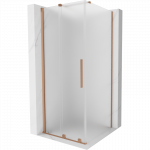Mexen Velar stumdomosios du&scaron;o kabinos 120 x 120 cm, &scaron;erk&scaron;nas, &scaron;lifuotas varis - 871-120-120-31-65