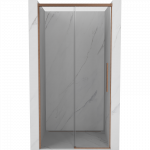 Mexen Rox stumdomos du&scaron;o durys 110 cm, skaidrios, valcuotas varis - 8C2-110-000-65-00