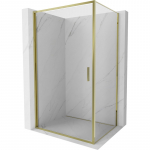 Mexen Exo atsilenkiamas du&scaron;o kabinas 70 x 110 cm, skaidrus, auksinis - 817-070-110-50-00