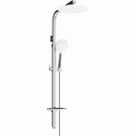 Mexen Q67 du&scaron;o kolonėlė, chromas/balta - 798676795-00