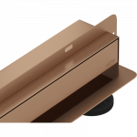Mexen Flat Wall sieninė linijinė nutekėjimo sistema 2IN1 80 cm, &scaron;lifuota varis - 1C30080