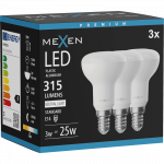 Mexen Nova 3x LED lemputė E14, R50, 3W, Neutrali - 4000K, 315 lm - L103-E14-0340-01x03