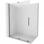 Mexen Velar slankiojanti du&scaron;o sienelė Walk-in 160 x 200 cm, matinė 8 mm, &scaron;lifuota pistoletinė pilka - 871-160-000-33-66