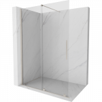 Mexen Velar Stumdomoji du&scaron;o sienelė Walk-in 140 x 200 cm, skaidri 8 mm, &scaron;lifuotas nikelis - 871-140-000-03-97