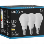 Mexen Nova 3x LED lemputė E14, G45, 10W, &Scaron;ilta - 3000K, 1055 lm - L101-E14-1030-01x03