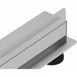 Mexen Flat Wall linijinis sienos nutekėjimo latakas 2w1 110 cm, inox - 1030110