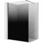 Mexen Kioto Du&scaron;o sienelė Walk-in 90 x 200 cm, ombre juoda 8 mm, juoda - 800-090-101-70-76