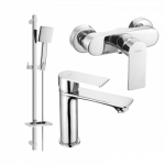 Mexen Royo DQ45 du&scaron;o komplektas, chromas - 72204DQ45-00