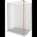 Mexen Kioto laisvai stovinti du&scaron;o sienelė 155 x 30 x 30 cm, skaidri, &scaron;lifuotas varis - 800-155-030-222-65-00-030