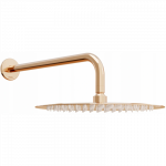 Mexen Slim lietaus du&scaron;o galvutė 25 cm su du&scaron;o rankena, rožinis auksas - 79225211-60