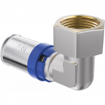Mexen PEX-P puskombinatas, prispaudžiamasis alkūninis junginys, užspaudžiama PEX 20 x 3/4 GW - W97136-2034F-00