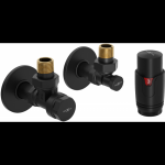 Mexen G00 kampasinis termostatinis rinkinys su R dangteliu, juodas - W901-900-904-70