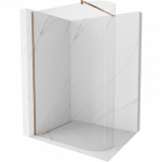 Mexen Kioto-R apvali du&scaron;o pertvara Walk-in 110 x 200 cm, skaidrus 8 mm, rožinio aukso - 800-110-101-60-06
