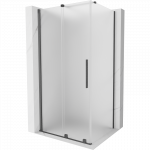 Mexen Velar stumdomos du&scaron;o kabina 90 x 110 cm, matinė, gun gray &scaron;lifuota - 871-090-110-31-66