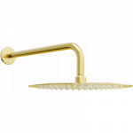 Mexen Slim lietaus du&scaron;o galvutė 30 cm su du&scaron;o svirtimi, auksinė - 79230211-50