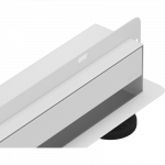 Mexen Flat Wall sieninis linijinis nutekėjimas 2in1 60 cm, baltas - 1230060