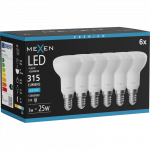 Mexen Nova 6x LED lemputė E14, R50, 3W, &Scaron;alta - 6500K, 315 lm - L103-E14-0365-01x06