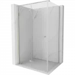 Mexen Mist-F sulankstomas du&scaron;o kabinas kairysis 90 x 70 cm, skaidrus, &scaron;lifuotas nikelis - 8A6T-090-070-97-00-L