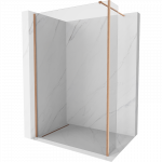 Mexen Kioto du&scaron;o siena Walk-in 160 x 30 cm, permatomas, &scaron;lifuotas varis - 800-160-212-65-00-030