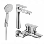 Mexen Axel R40 vonios rinkinys, chromuotas - 73813R40-00