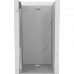Mexen Mist-F sulankstomos du&scaron;o durys kairės 85 cm, permatomos, chromuotos - 8A6-085-000-01-00-L