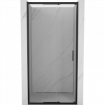 Mexen Exo-3S stiklinės du&scaron;o durys 90 cm, skaidrios, juodos - 8153-090-000-70-00