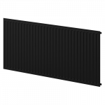Mexen CH10 Higienos plok&scaron;telinis radiatorius 900 x 1600 mm, &scaron;oninė prijungimo dalis, 1429 W, juodas - W410H-090-160-70