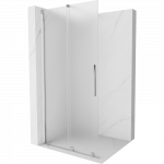 Mexen Velar stumdomoji du&scaron;o sienelė Walk-in 80 x 200 cm, matinė 8 mm, chromas - 871-080-000-33-01