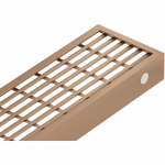 Mexen Flat M33 maskuojantysis linijinis nutekėjimo dangtelis 90 cm, &scaron;lifuotas varis - 1C33090