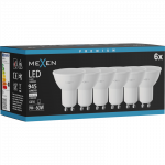 Mexen Nova 6x LED lemputė GU10, 9W, Neutrali - 4000K, 945 lm - L108-GU10-0940-01x06