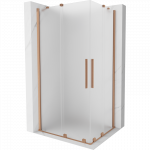 Mexen Velar Duo stumdomas du&scaron;o kabina 90 x 80 cm, matas, &scaron;lifuotas varis - 871-090-080-32-65