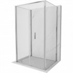 Mexen Exo-3S sulankstoma du&scaron;o kabina 3 sienos 120 x 70 cm, skaidri, chromas - 816-120-070-01-00-3S