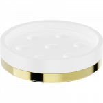 Mexen Triv stovimas muilo dozatorius, baltas/auksinis - 70A33057-50W