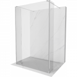 Mexen Kioto laisvai pastatoma du&scaron;o siena 145 x 30 x 30 cm, skaidri, chromuota - 800-145-030-222-01-00-030