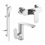 Mexen Milo DF05 du&scaron;o komplektas, chromas - 713054DF05-00