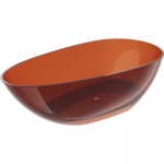 Mexen Glass earth laisvai stovinti skaidri vonia 170 x 85 cm, chromuotas kam&scaron;tis - 58061708505